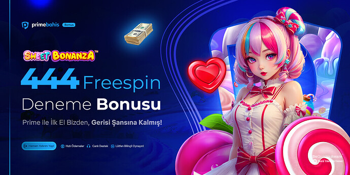 Primebahis 444 Freespin Deneme Bonusu