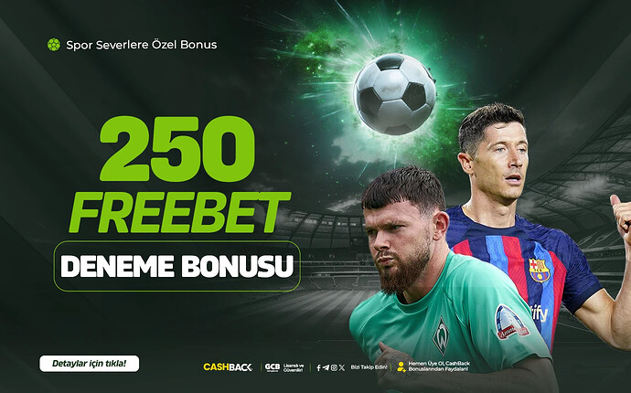 Cashback 250 FB Deneme Bonusu
