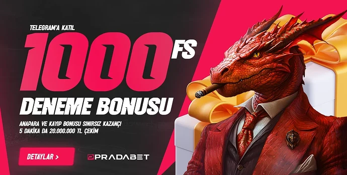 Pradabet 1000 TL Deneme Bonusu